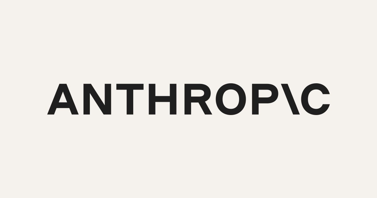 The Anthropic logo on a light background