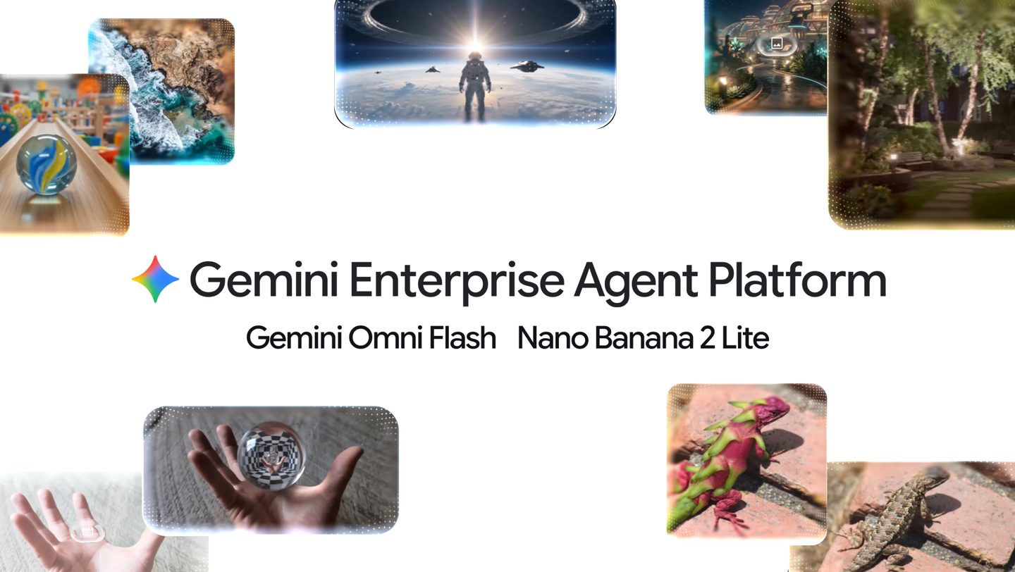 Gemini Omni Flash-ის პრომოციული გრაფიკა Google-ის ოფიციალური განცხადებიდან