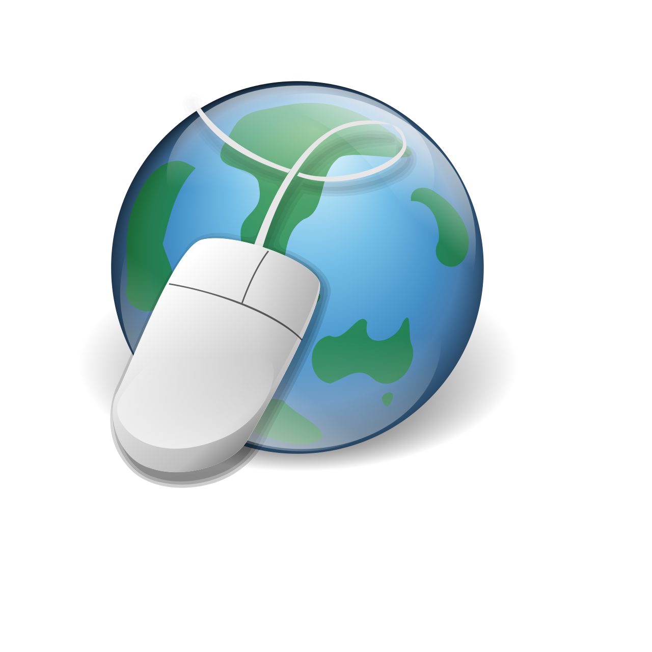 A simple web browser icon, representing the browser window an AI assistant reads and acts on inside an AI browser.