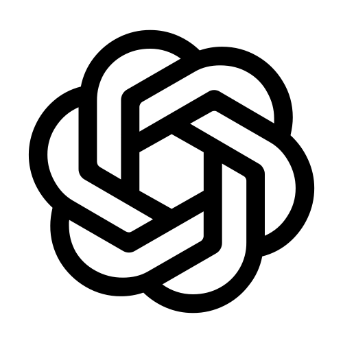 The OpenAI logo, the company that created the GPT model family