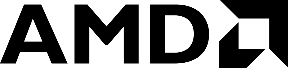 The AMD wordmark logo