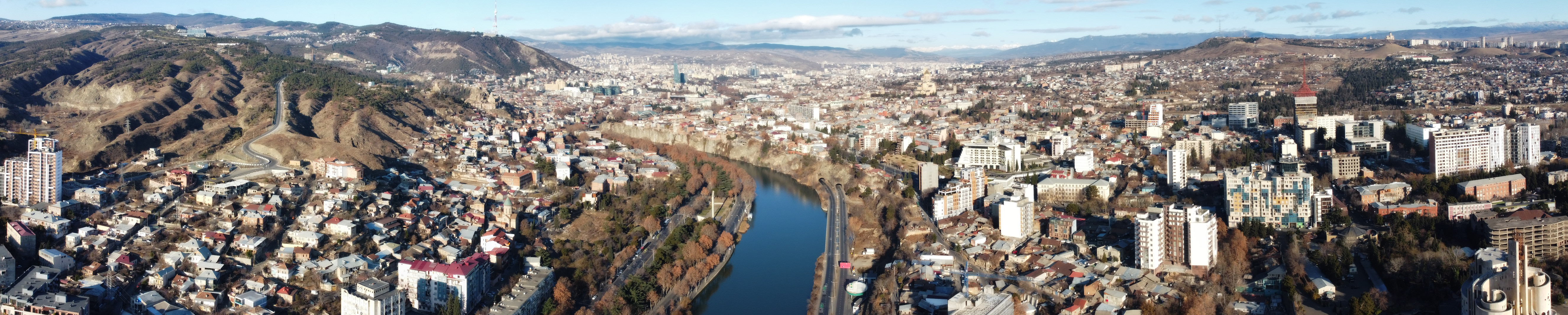 Panoramic view of Tbilisi, Georgia's capital and the center of its growing AI startup scene